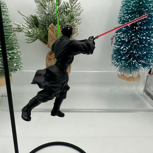 Hallmark Keepsake Ornament Star Wars Darth Maul Figurine Christmas Holiday 2000 - Picture 5 of 9